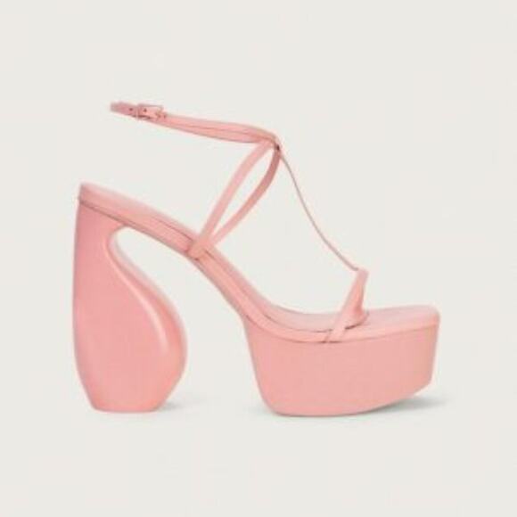 Cult Gaia Chiara Platforms Azalea Pink 38 - Picture 4 of 4